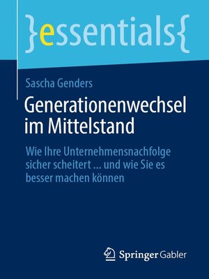 cover image of Generationenwechsel im Mittelstand
